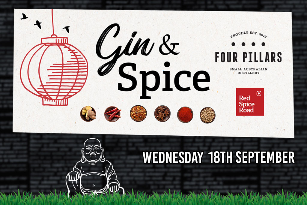 Gin & Spice – Four Pillars Dinner – SOLD OUT!